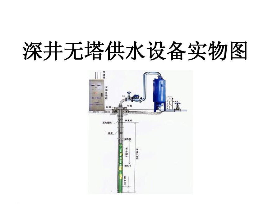 赣州崇义县井泵无塔式供水设备